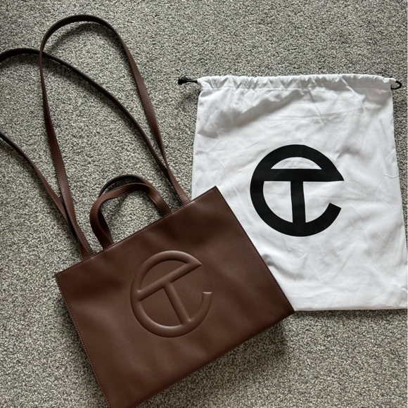 Telfar Medium Chocolate shopping bag - Picture 1 of 5